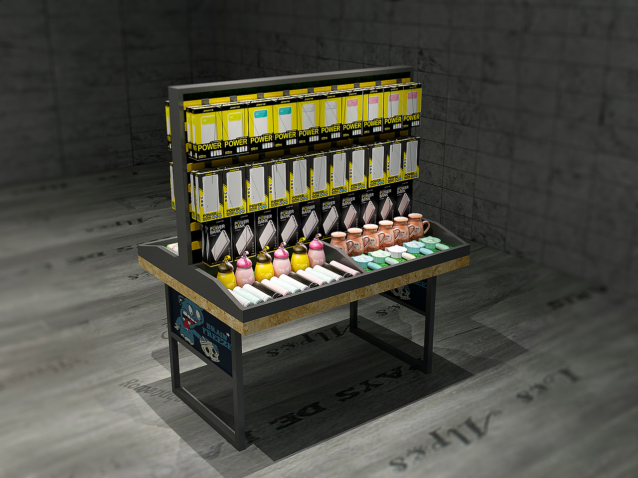 数码潮品展示柜