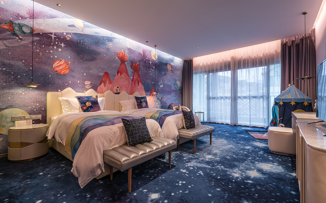 槿纹新作 | 峨眉山悟啦啦亲子酒店（图ZMTQ4MjI1MzQ4） - 家装设计 - 站酷设计师槿纹设计原创素材 - 站酷ZCOOL