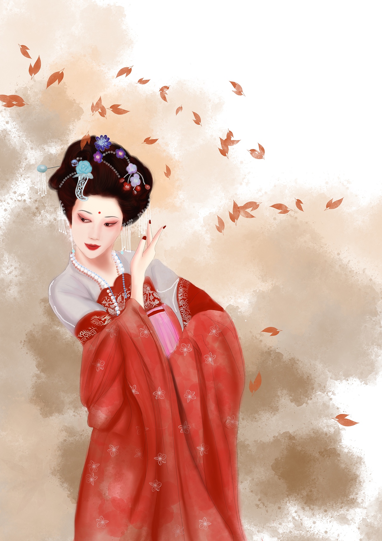 美人如画,神话中的美人儿…