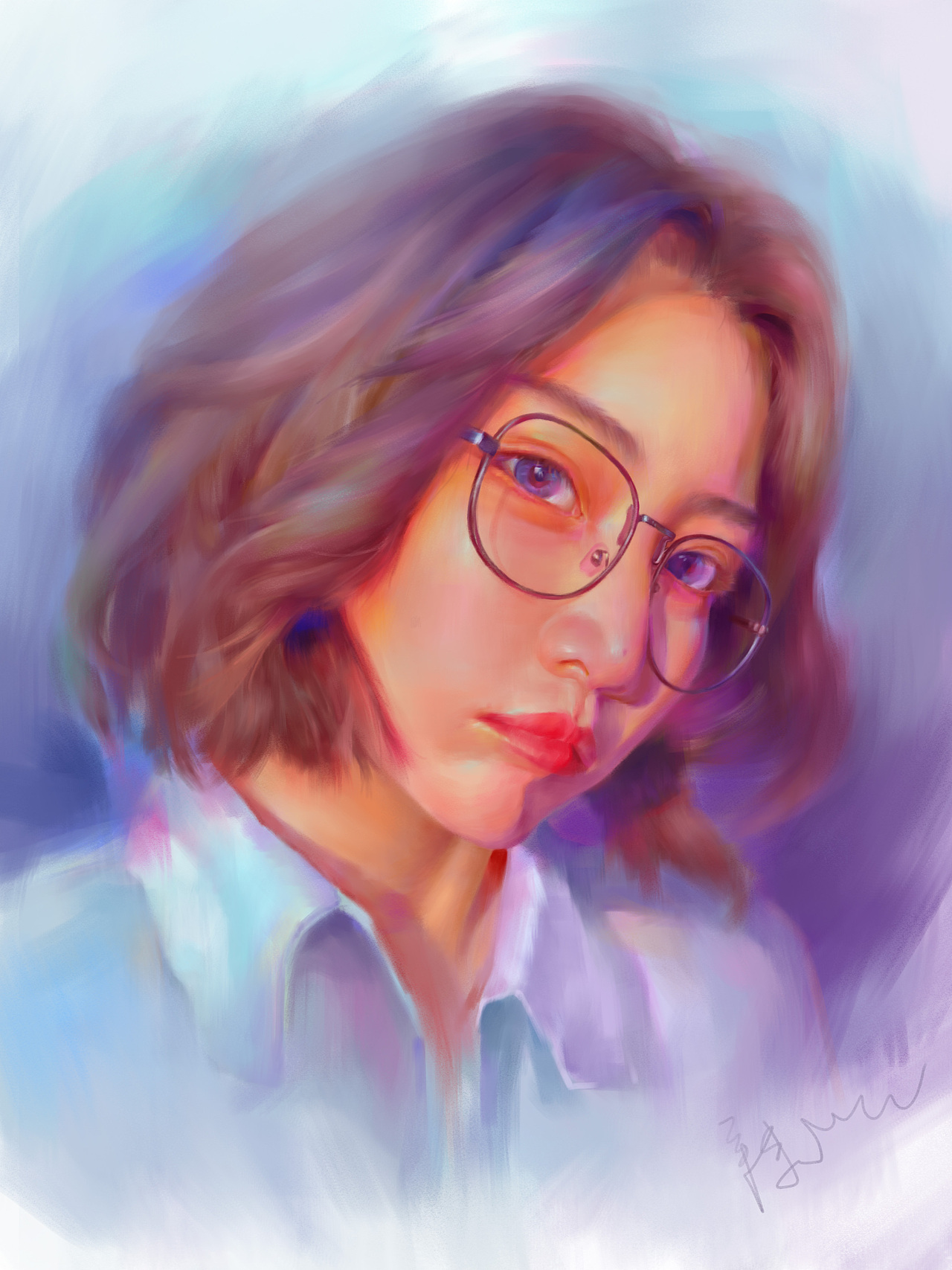 一张稍微带劲的彩色肖像（图ZMjAxODIyOTY0） - 创作习作 - 站酷设计师cynic_辣椒水原创素材 - 站酷ZCOOL