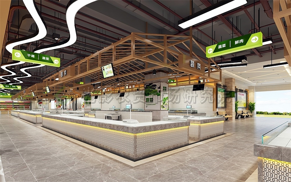 园博园农贸市场效果图