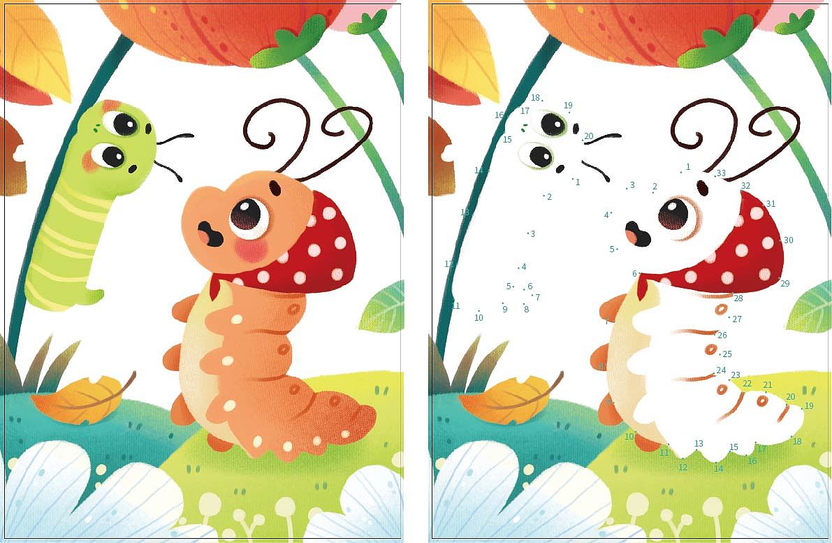 【点线成画】部分插画（图ZMzI2MTM2MzQ4） - 儿童插画 - 站酷设计师妄想日记原创素材 - 站酷ZCOOL