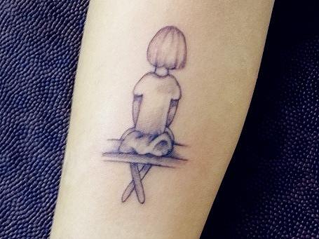 小清新情侣纹身金左堂纹身 专业盖瘢痕 修改纹身