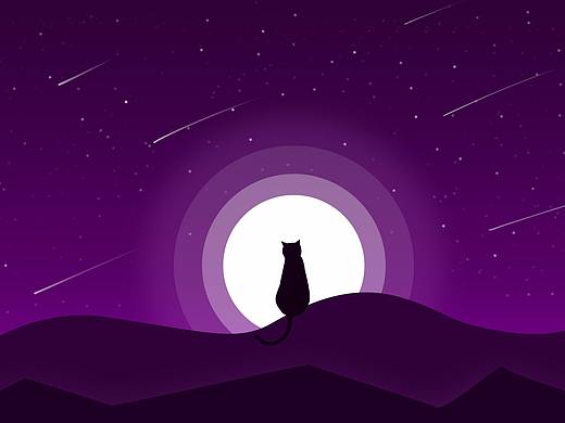 微光插画之系列小猫咪（个人主页-ZMjc3NTEzOTI=） - 艺术插画 - 站酷设计师婉如晨曦1020原创素材 - 站酷ZCOOL