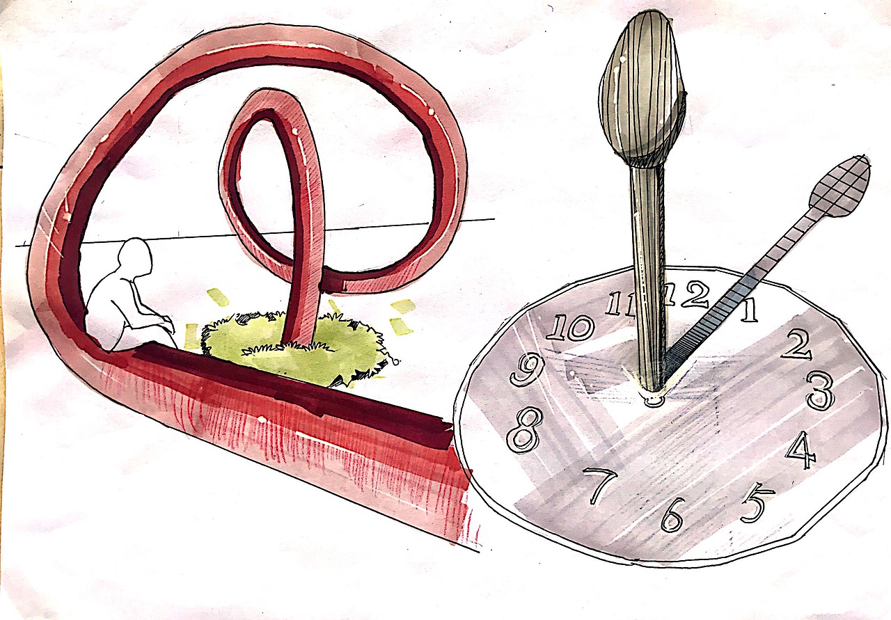 公共艺术作品手绘