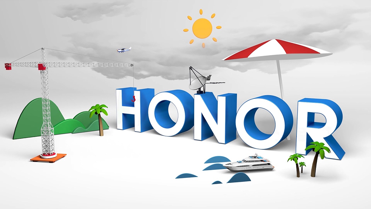 honor logo演绎