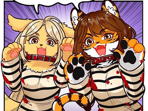 我吓人吗 -中国娘漫画（个人主页-ZNTAzNzEzNTI=） - 短篇/格漫 - 站酷设计师华风少女中国娘原创素材 - 站酷ZCOOL