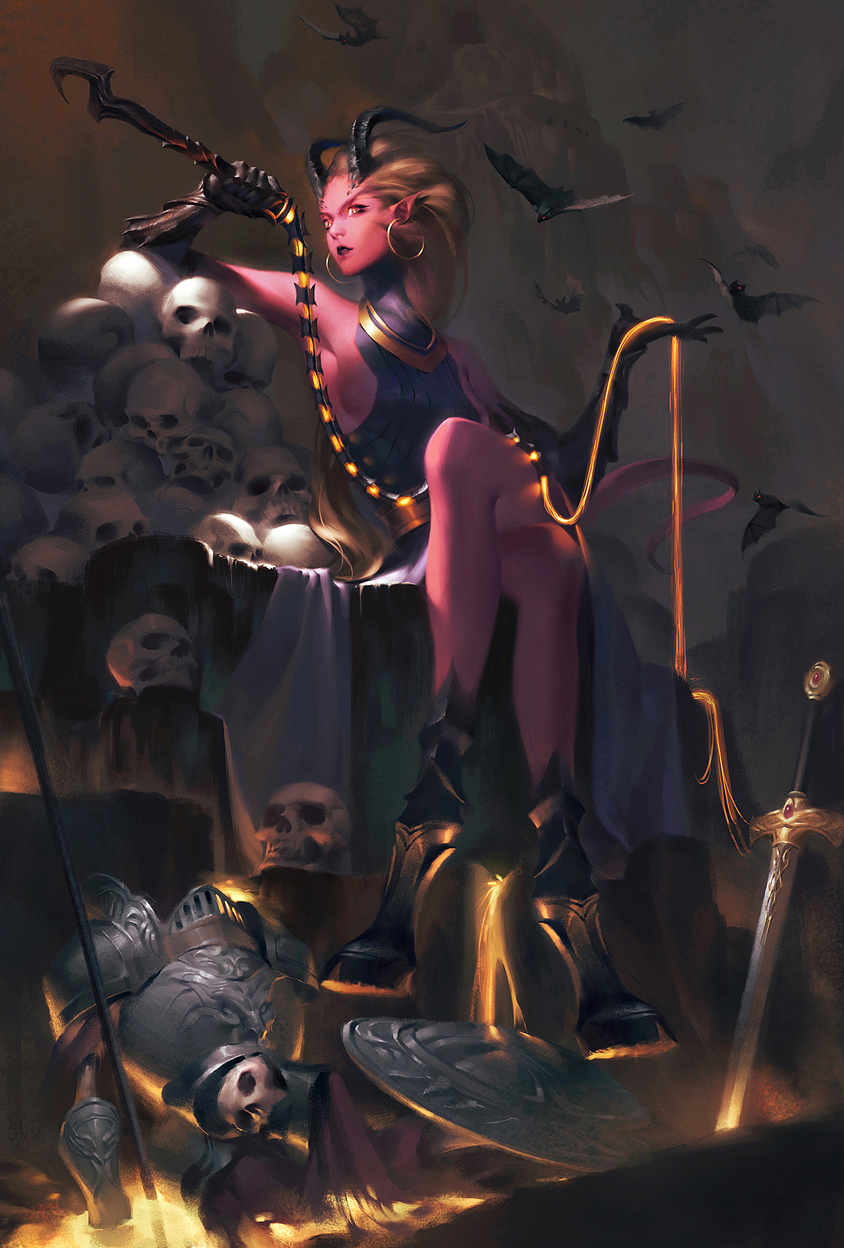 女恶魔（图ZMTA0NzU1MjUy） - 概念设定 - 站酷设计师Cgron原创素材 - 站酷ZCOOL