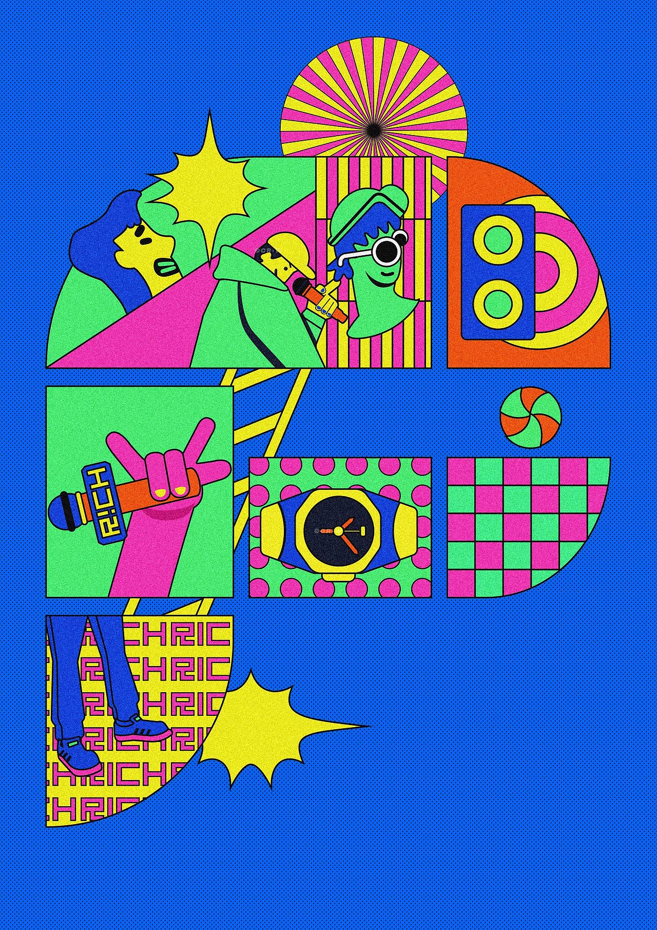 HIPHOP | 嘻哈插画设计