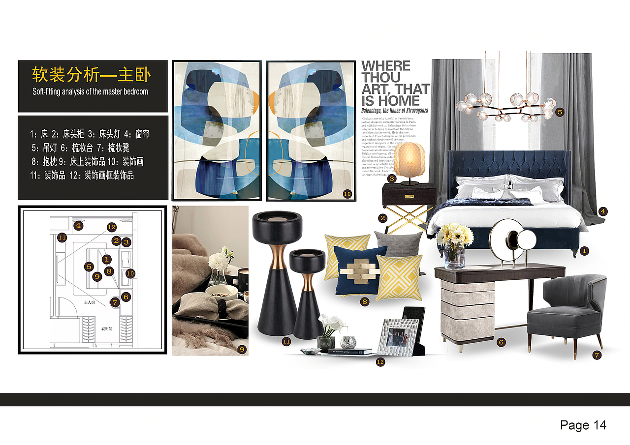 成都华润金悦湾软装E_5户型陈述方案