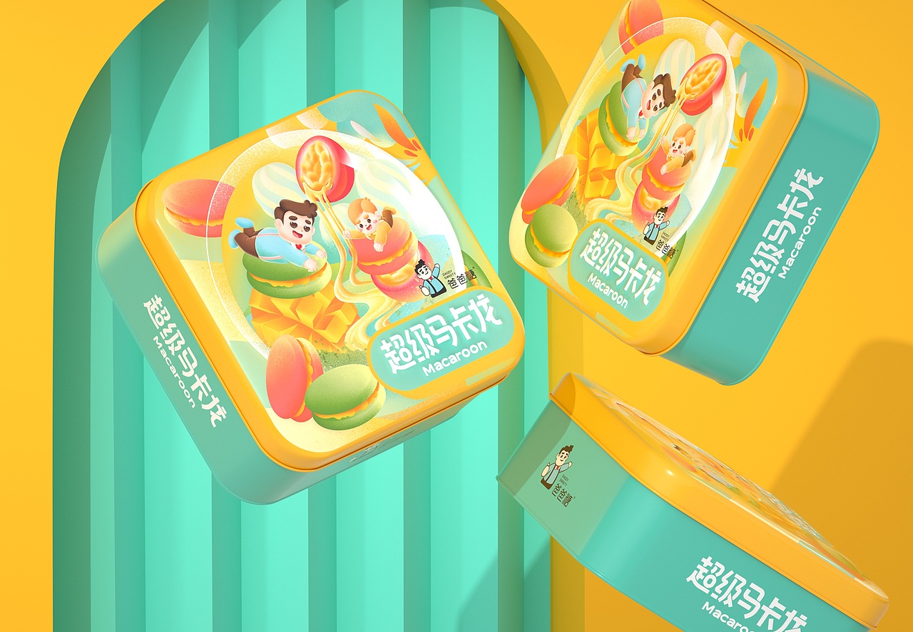 尚智×爸爸糖｜系列包装升级 | 礼盒包装｜IP插画包装