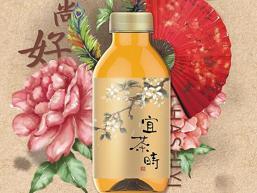 茶类饮品手绘海报