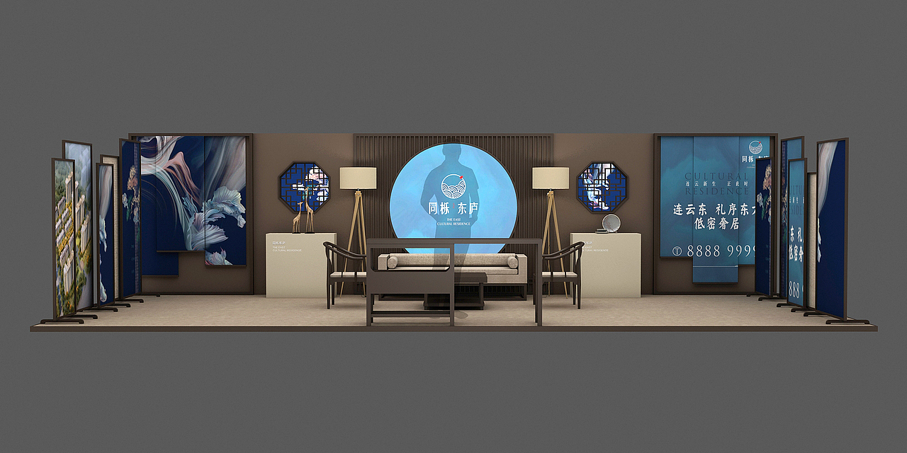 部分作品展示：展台类（图ZMTc4NDc0MDA4） - 展陈设计 - 站酷设计师Mr蓝先生原创素材 - 站酷ZCOOL