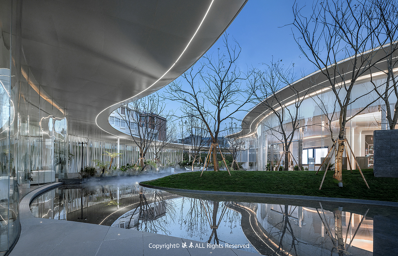 昆明融创春城营销中心（图ZMjQ2MzYxODQ0） - 环境/建筑摄影 - 站酷设计师建筑空间摄影镇东原创素材 - 站酷ZCOOL