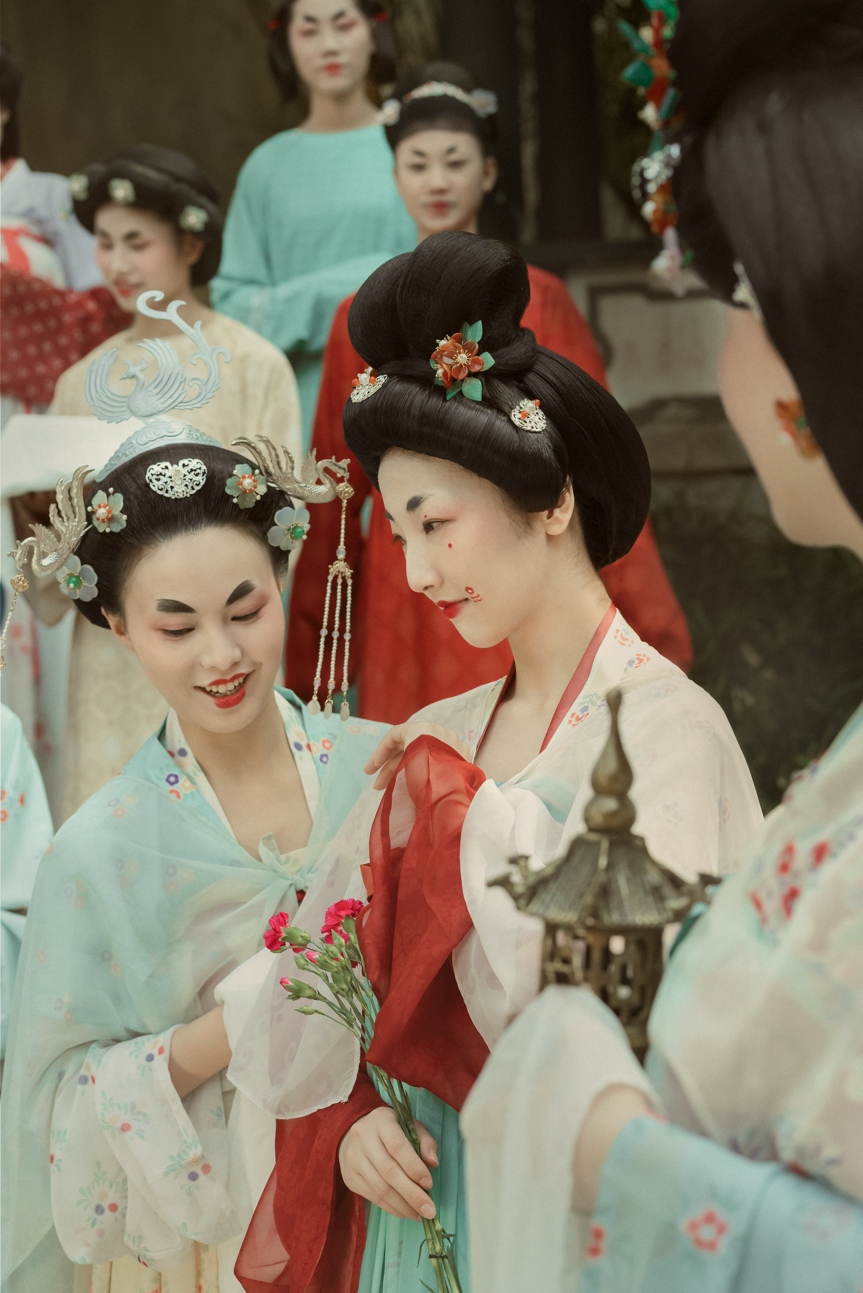 敦煌供养人壁画复原之《都督府人礼佛图》