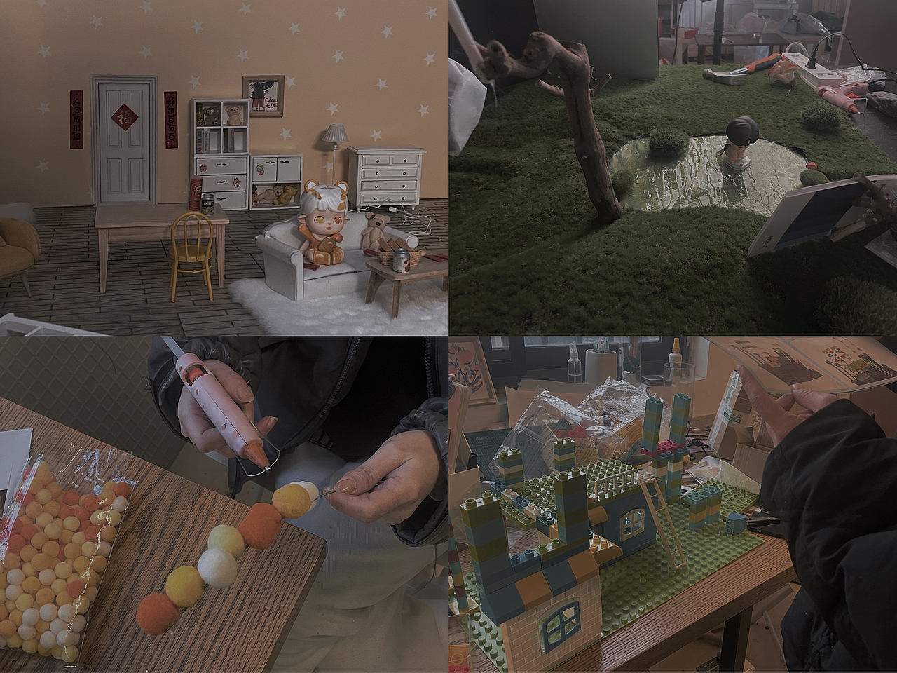 盲盒拍摄 鹿豆子LUZIKO潮萌动物系列 摄影视觉策划