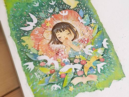 原创插画&剪贴画&歌颂