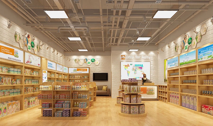 郑州母婴店装修经验天恒装饰总结