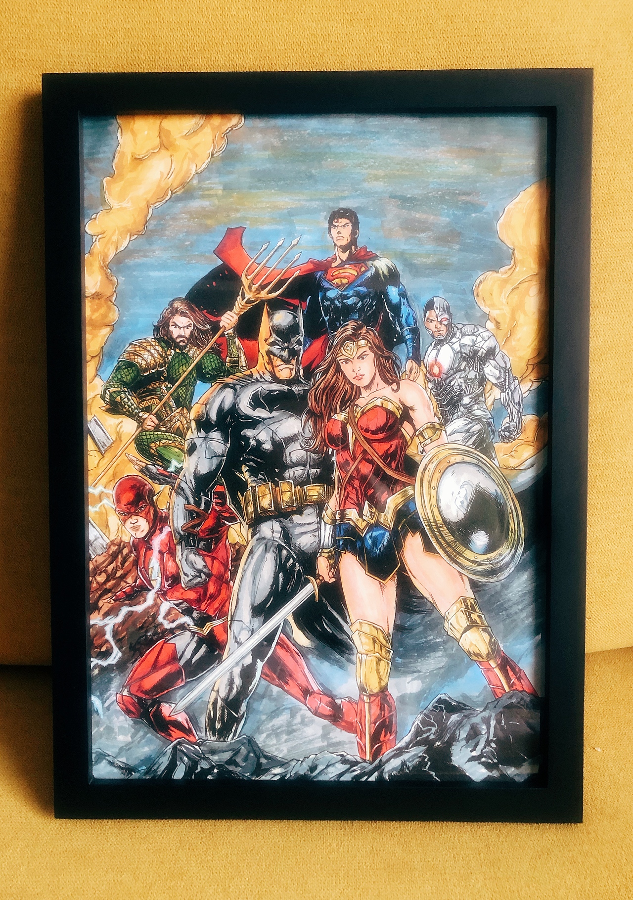 正義聯(lián)盟（圖ZMTk4MTIxMDU2） - 繪畫 - 站酷設計師拾伍君原創(chuàng)素材 - 站酷ZCOOL