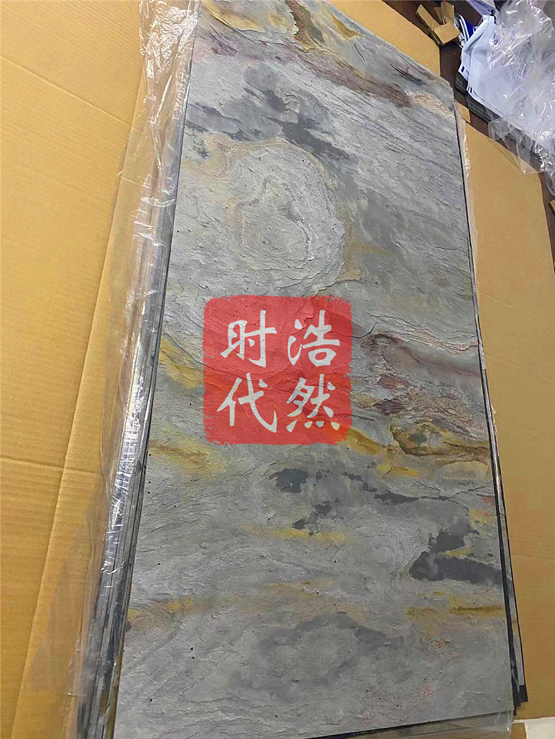 真石碳素钢进口岩板纳米石纹板进口柔石医院医生取餐台
