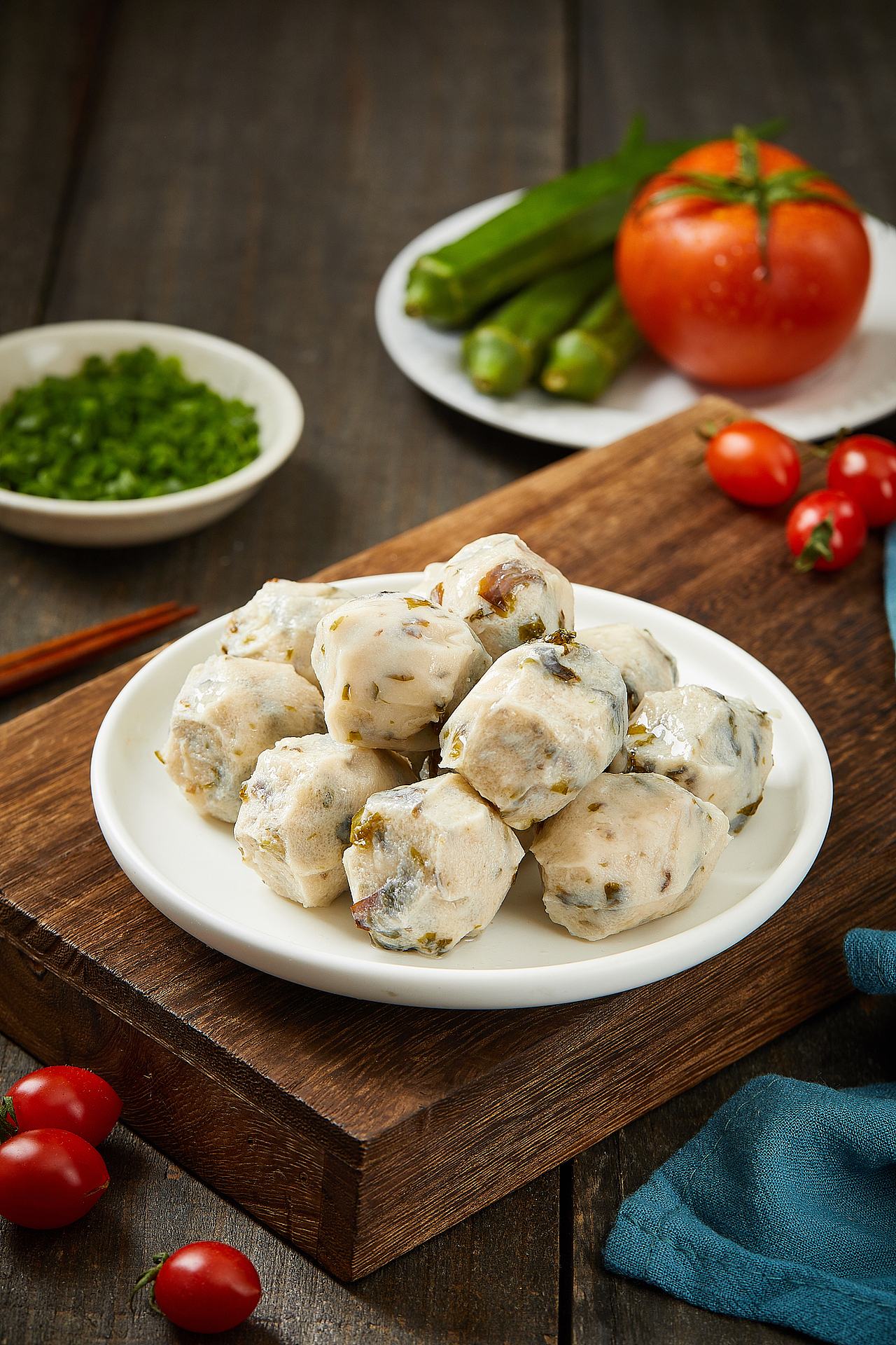 生鲜、鱼丸拍摄