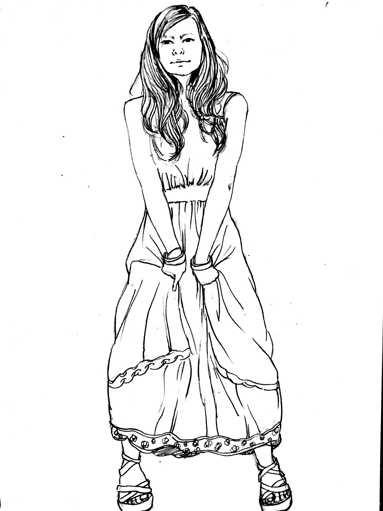 速写人物|纯艺术|绘画|毅思气球 - 临摹作品 - 站酷 (zcool)