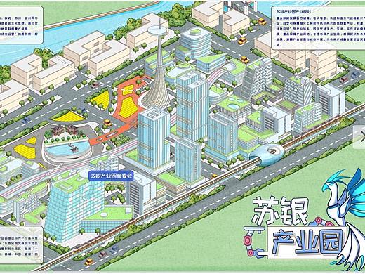 苏银产业园地图