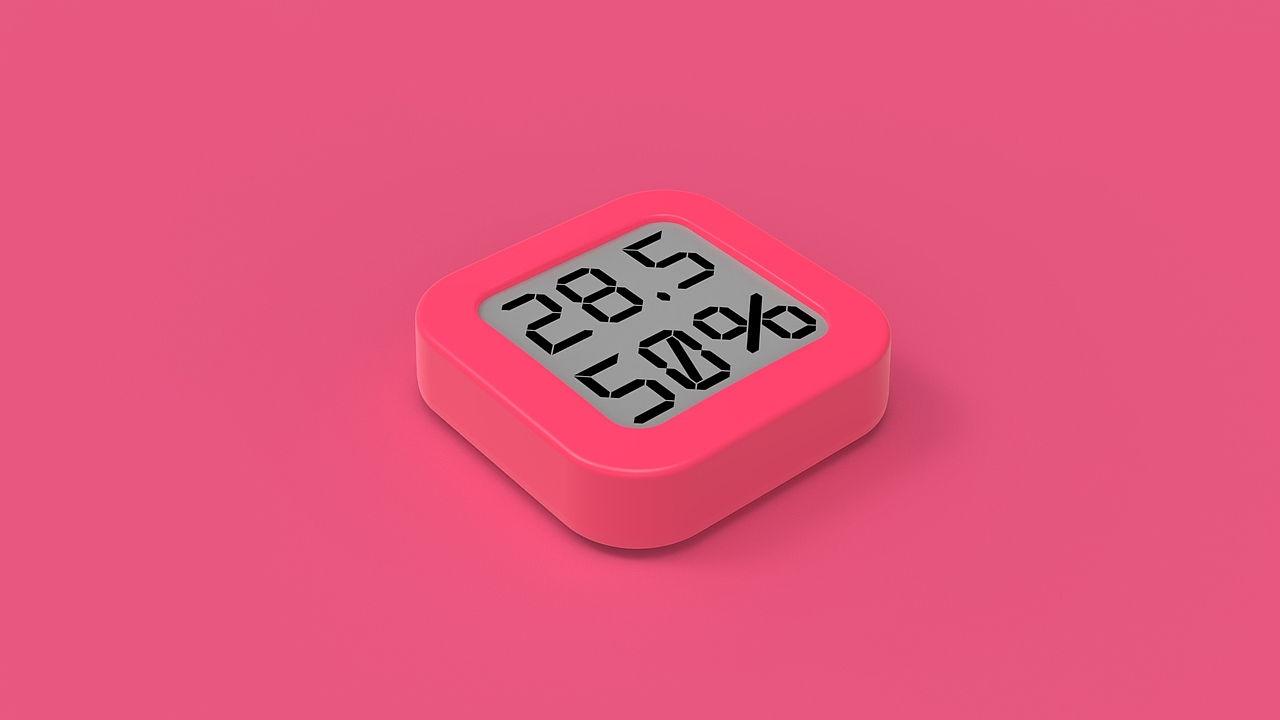 一款家用迷你温湿度计