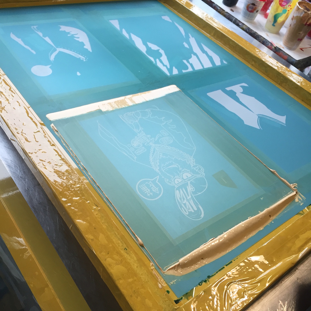 近期丝网印刷的学习