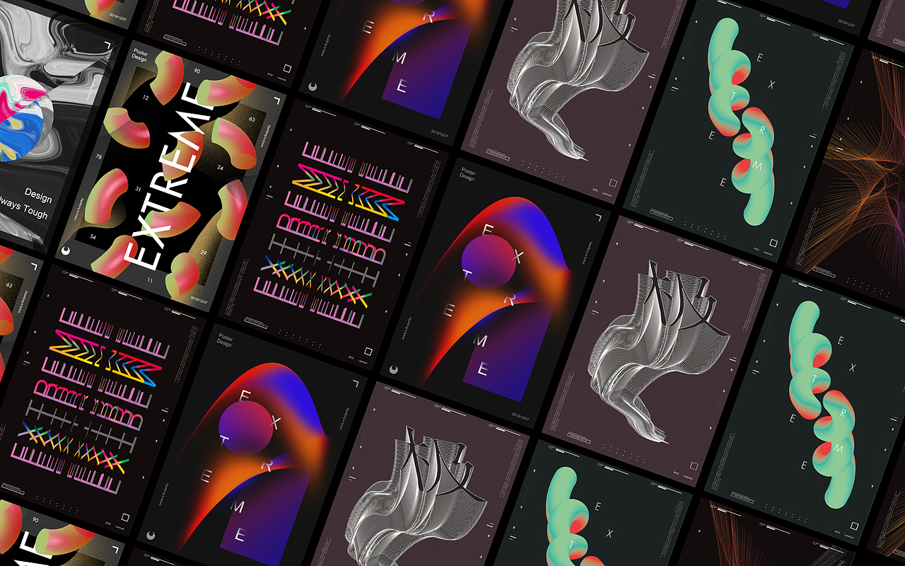 海报创作 | POSTER DESIGN | EXTREME（图ZMTg4NTQ5NzA0） - 海报 - 站酷设计师lawruan原创素材 - 站酷ZCOOL