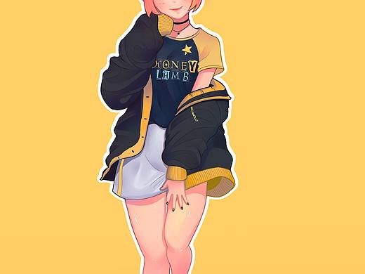喂！夏羽然（个人主页-ZNDI5OTM5NjA=） - 创作习作 - 站酷设计师阿漾漾原创素材 - 站酷ZCOOL