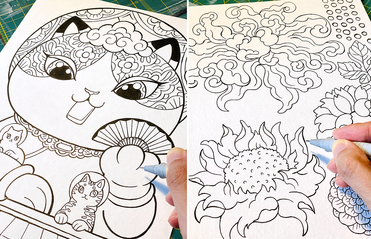 艺术作品 猫之神系列2015~2021(图ZMjg0NjE3NzQw) - 艺术插画 - 站酷设计师isolan麦麦伟原创素材 - 站酷ZCOOL