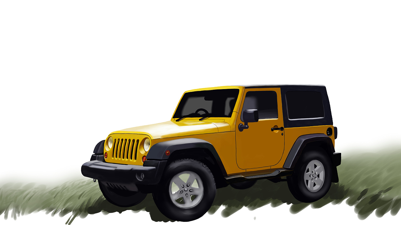 手绘牧马人|插画|艺术插画|一疯子一 - 原创作品 - 站酷 (zcool)