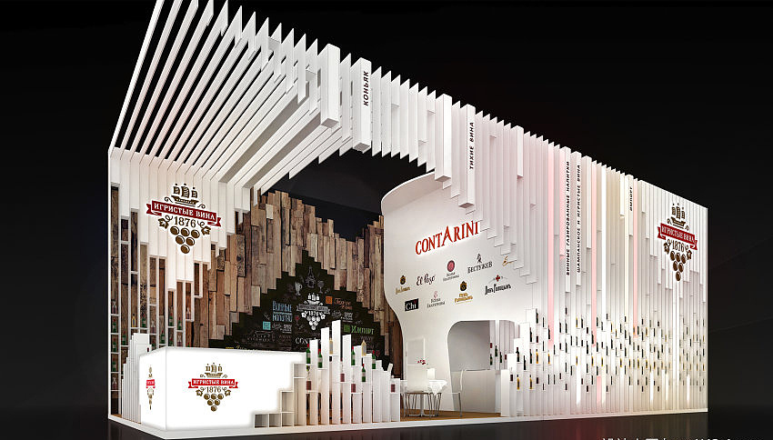 极具设计感的展位设计