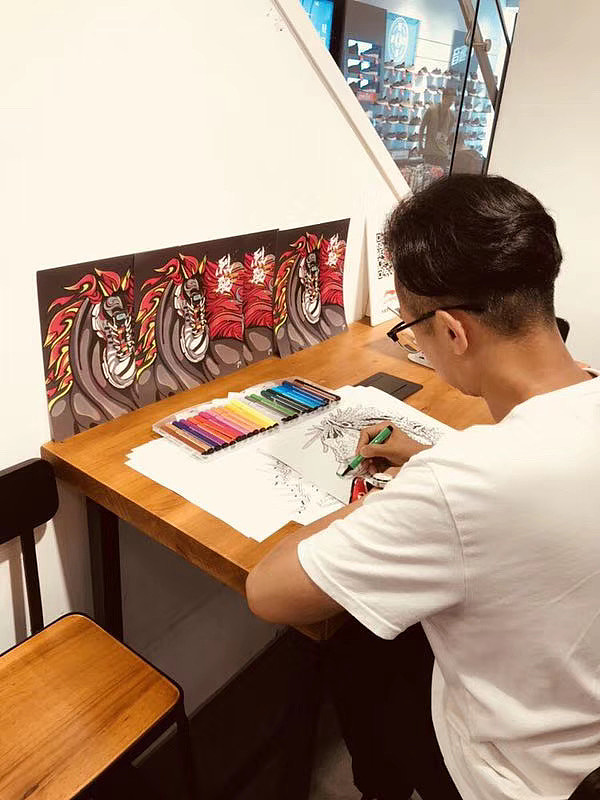 中国李宁 烈骏ACE 插画创意图（图ZMjA5NDY4Mjgw） - 商业插画 - 站酷设计师JO大桃插画原创素材 - 站酷ZCOOL