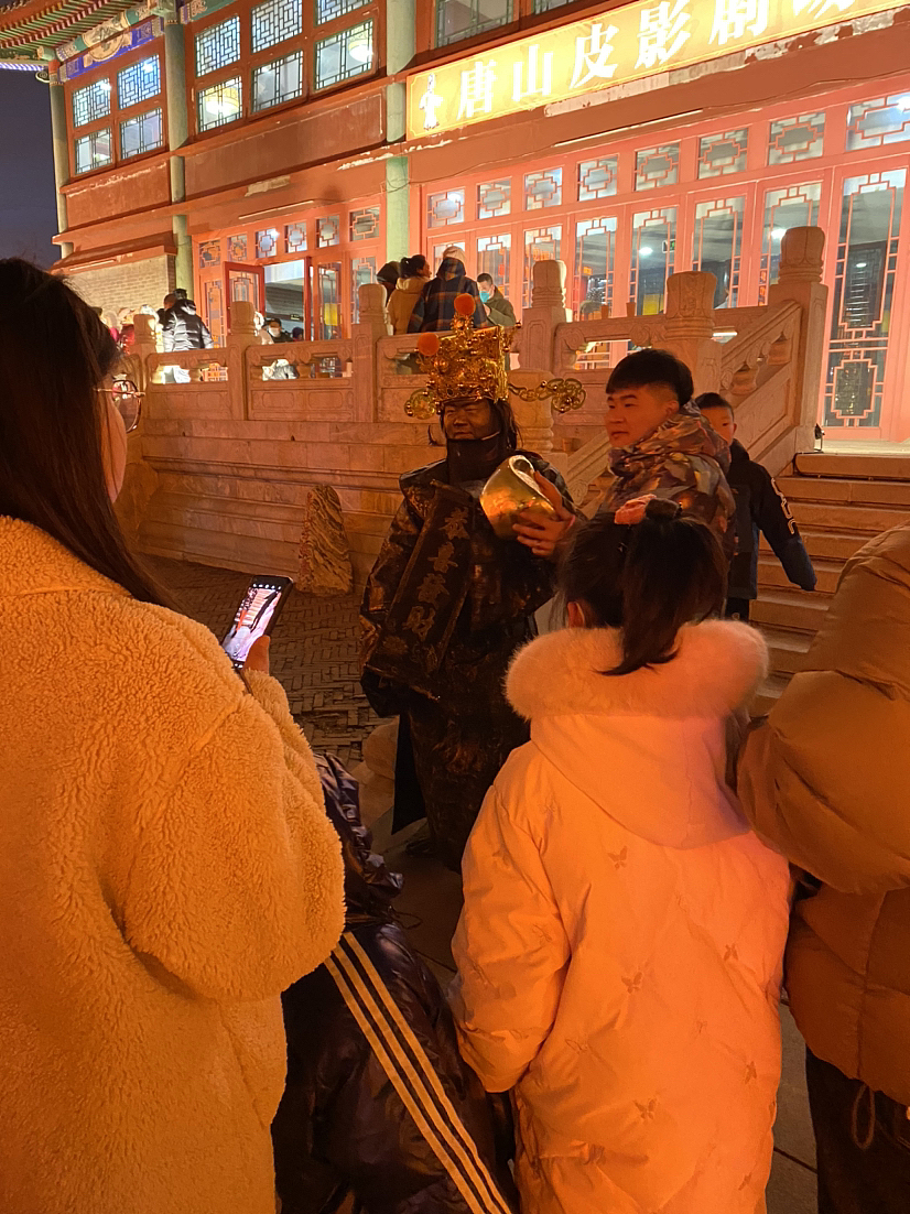 老北京铜人行为艺术18301442046小焦