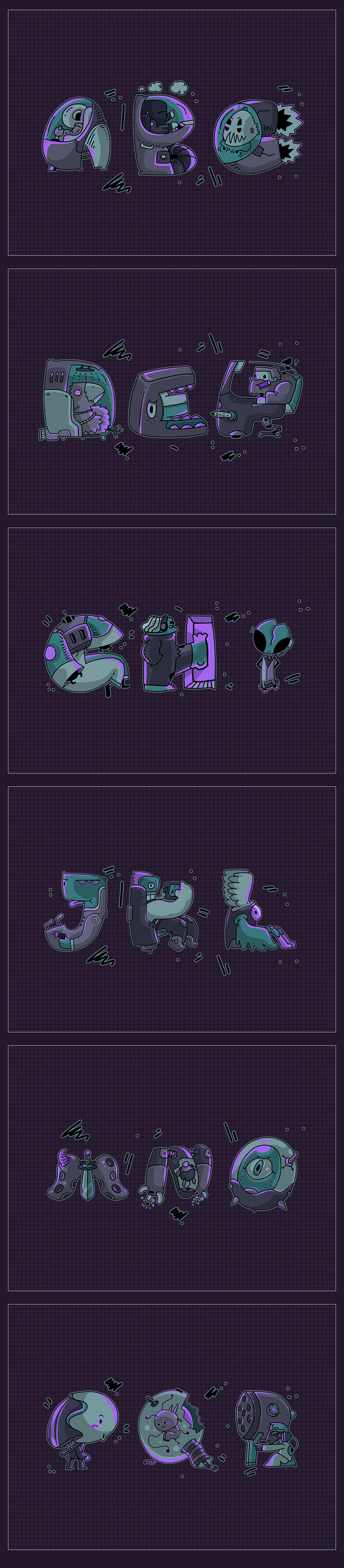 字母脑洞第二发（图ZMTA0ODM2Mzg0） - 概念设定 - 站酷设计师9523原创素材 - 站酷ZCOOL