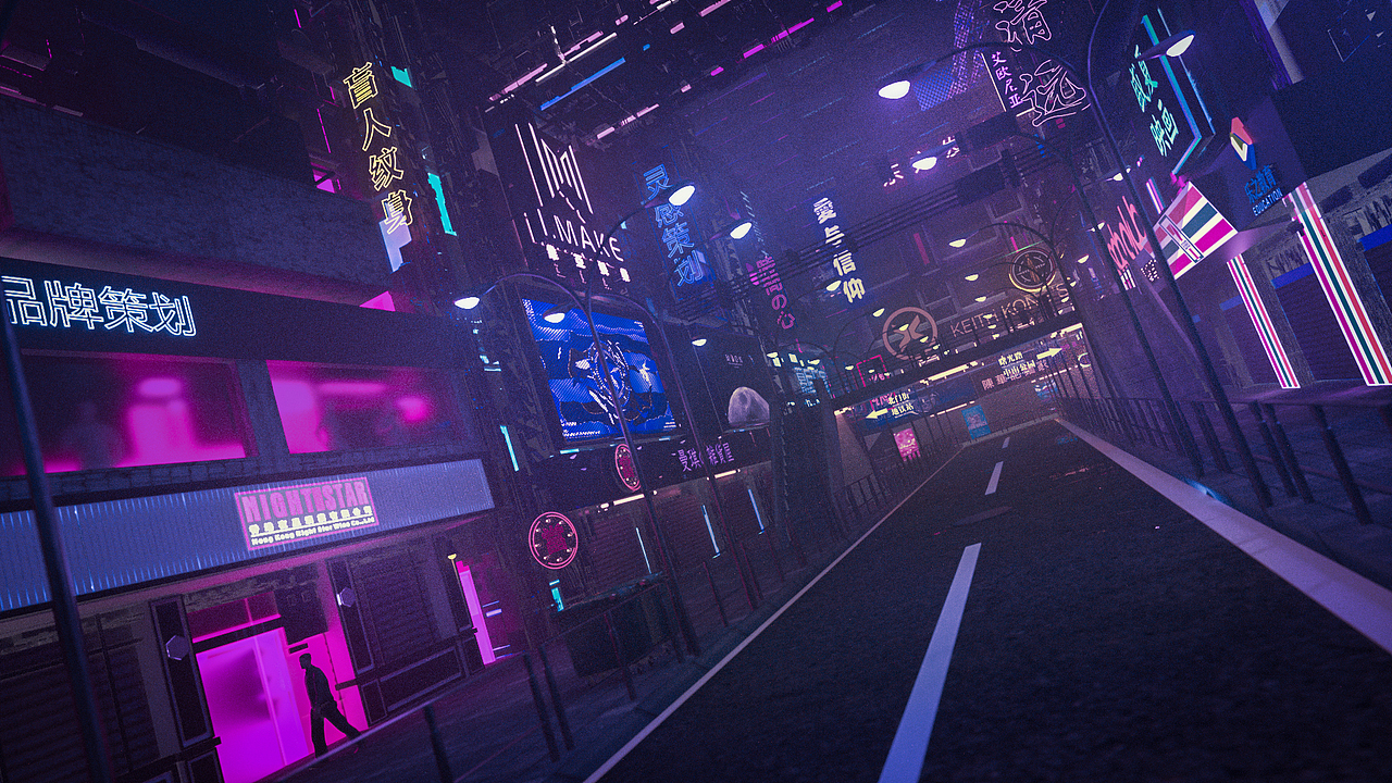 赛博朋克·街景