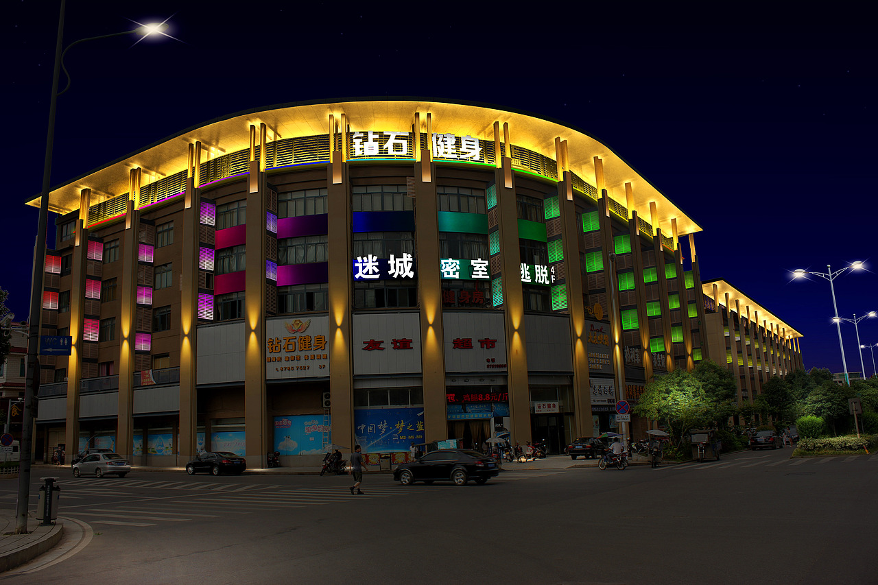 亮化效果图制作|其他|其他|渴望kw_原创作品-站酷(zcool)