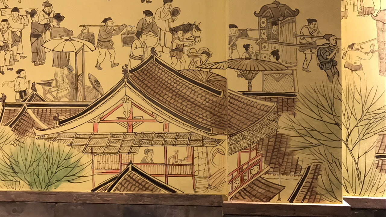 墙绘 清明上河图