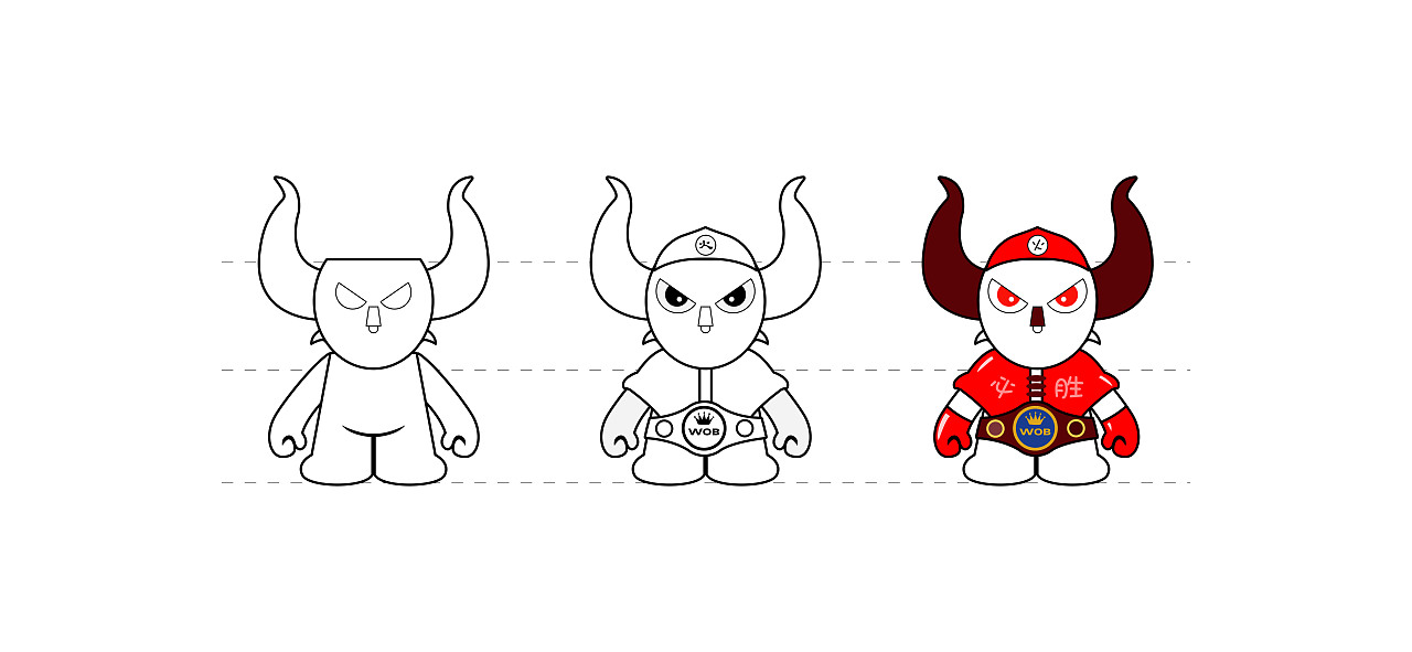 火爆牛卡通ip|平面|ip形象|十点设计人 - 原创作品 - 站酷 (zcool)