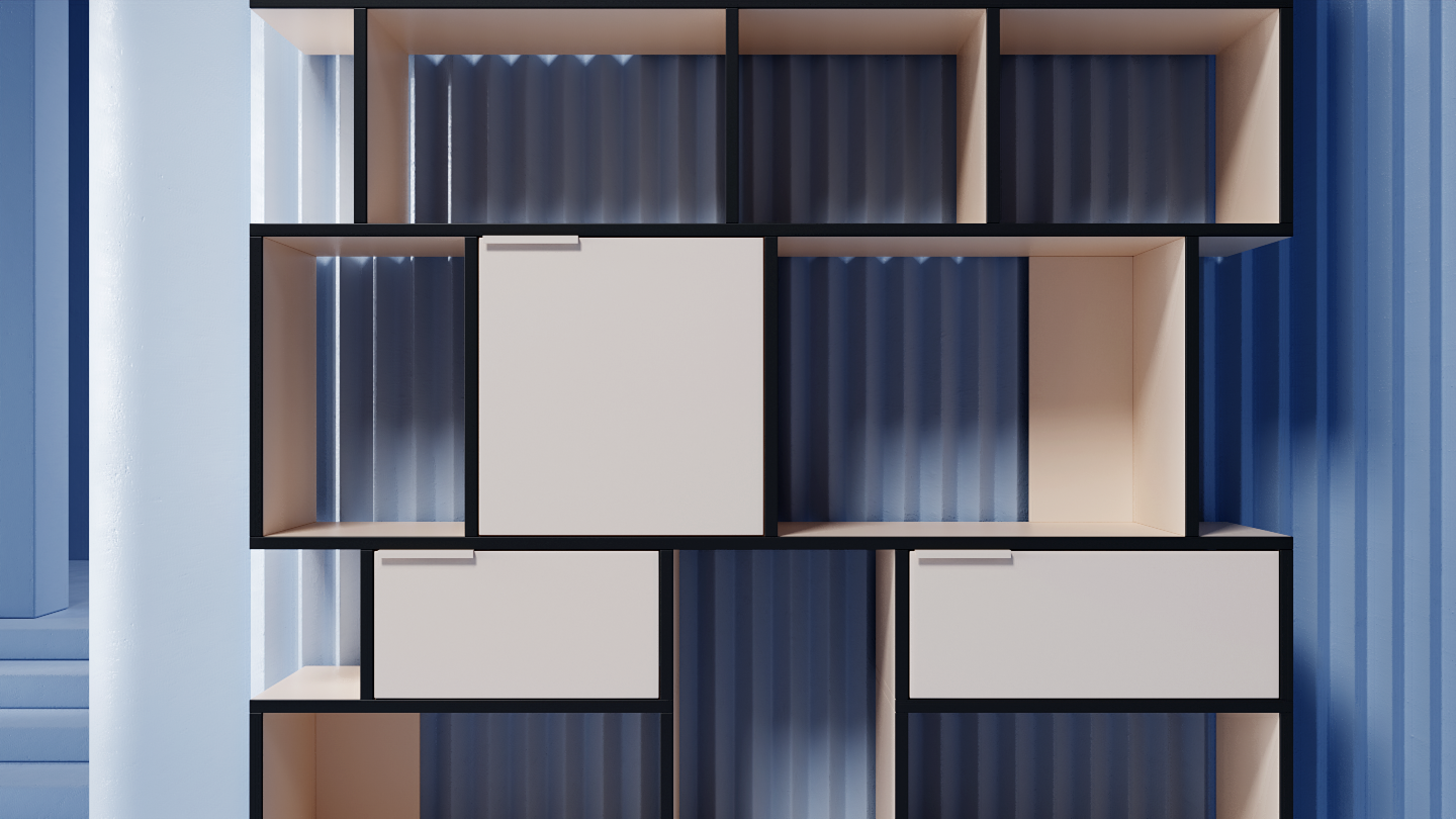 彩色跳动柜子|三维|动画/影视|z86557209_临摹作品-站酷zcool