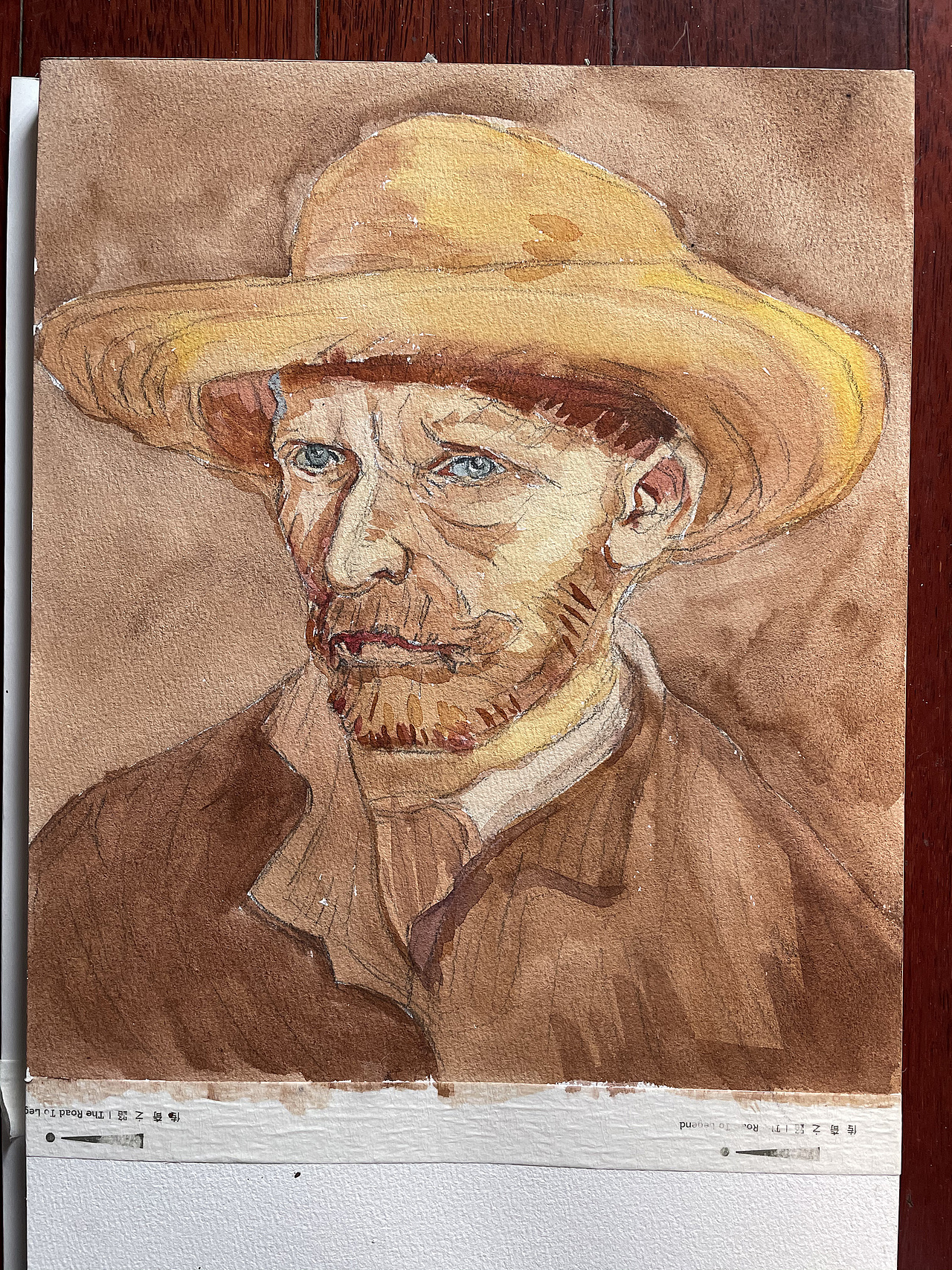 油畫(huà)棒臨摹梵高自畫(huà)像過(guò)程分享（圖ZMjM4NDg4NjI0） - 繪畫(huà) - 站酷設(shè)計(jì)師慕漁藝術(shù)原創(chuàng)素材 - 站酷ZCOOL