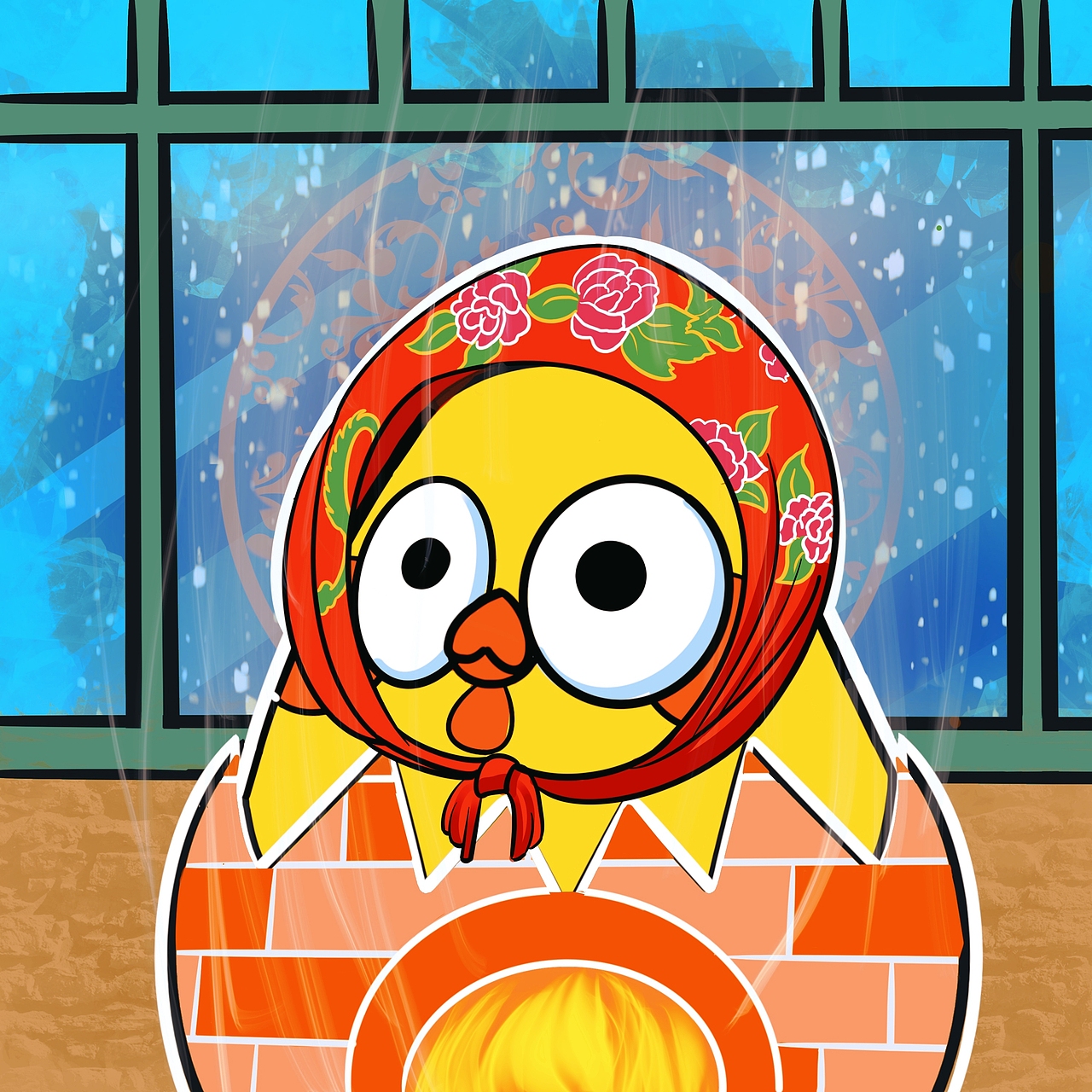 NFT系列头像时空鸡（图ZMjkxODQxMzEy） - 商业插画 - 站酷设计师大碗儿茶原创素材 - 站酷ZCOOL