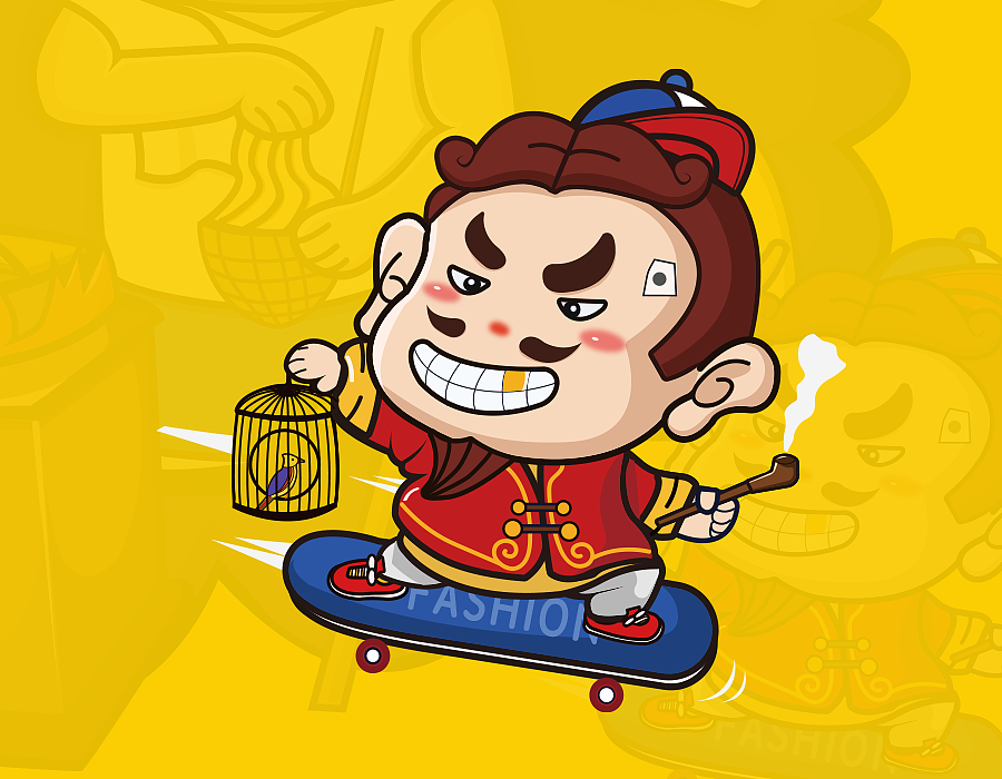 欢乐斗地主－市井潮（图ZOTkzNTA5Njg=） - 图案 - 站酷设计师Cheer阚原创素材 - 站酷ZCOOL