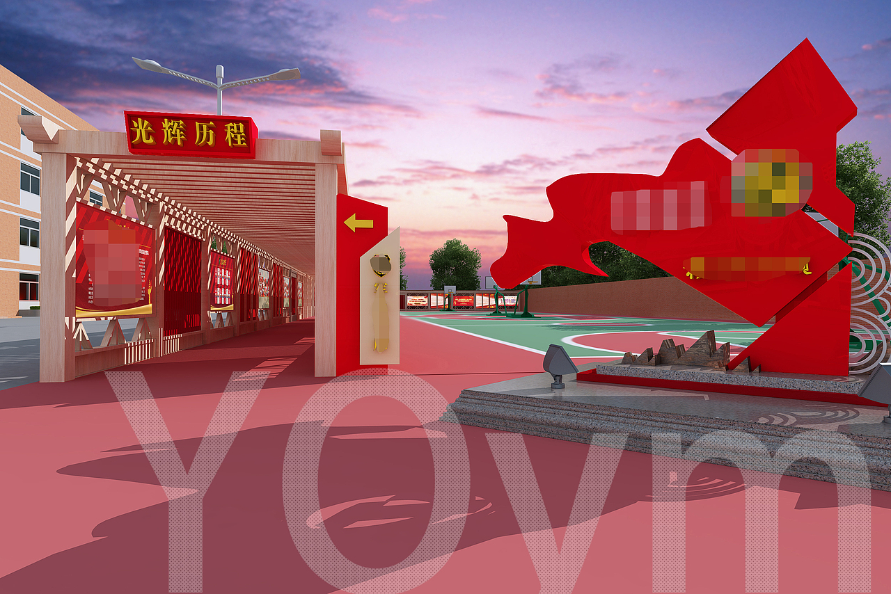 文化长廊建设项目（图ZMjY1NTkwOTg4） - 展陈设计 - 站酷设计师YoYM设计原创素材 - 站酷ZCOOL