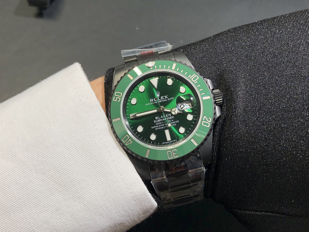 Blaken劳力士绿水鬼告别撞表