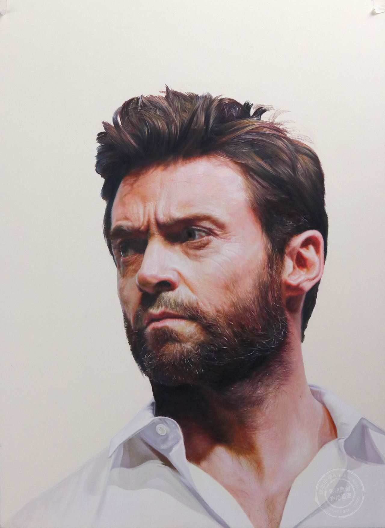 彩铅手绘休杰克曼