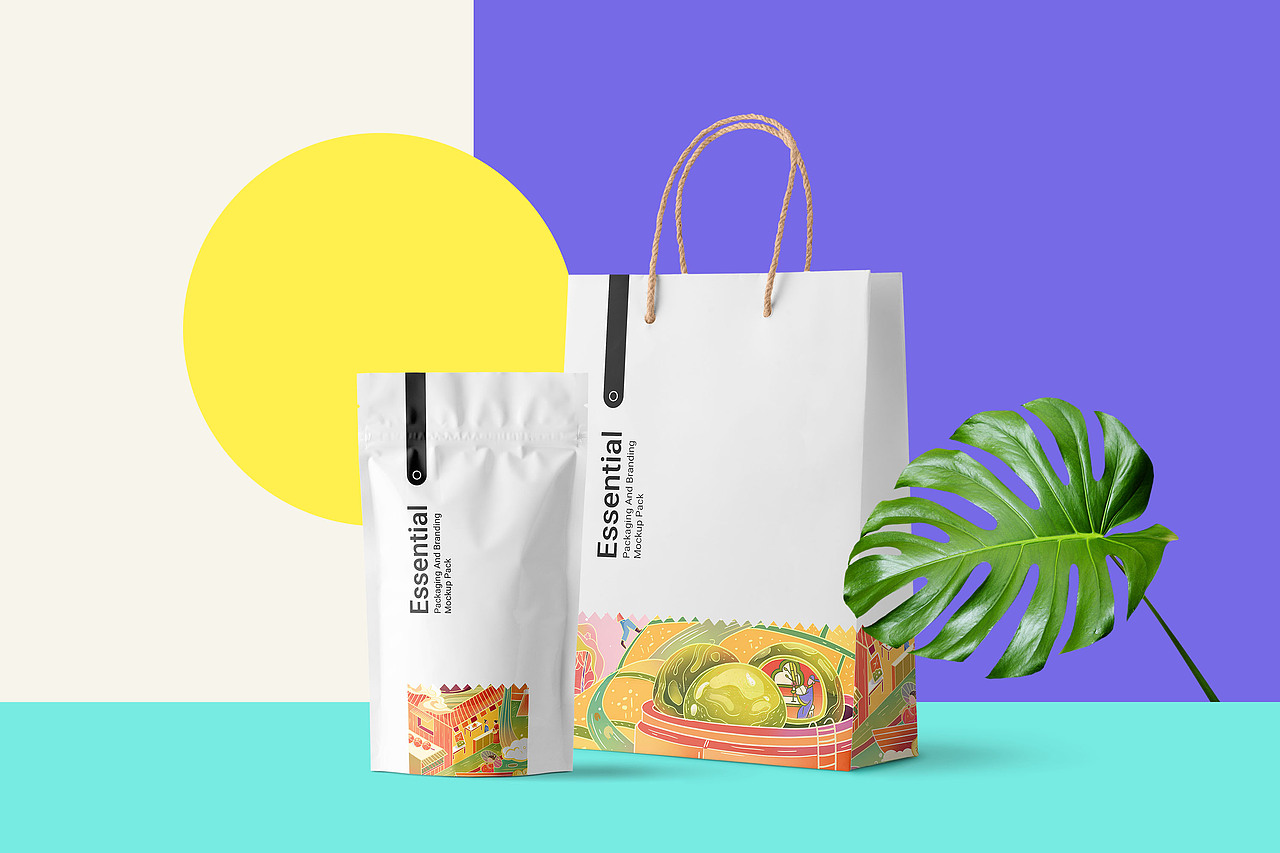 清明节原创国潮插画