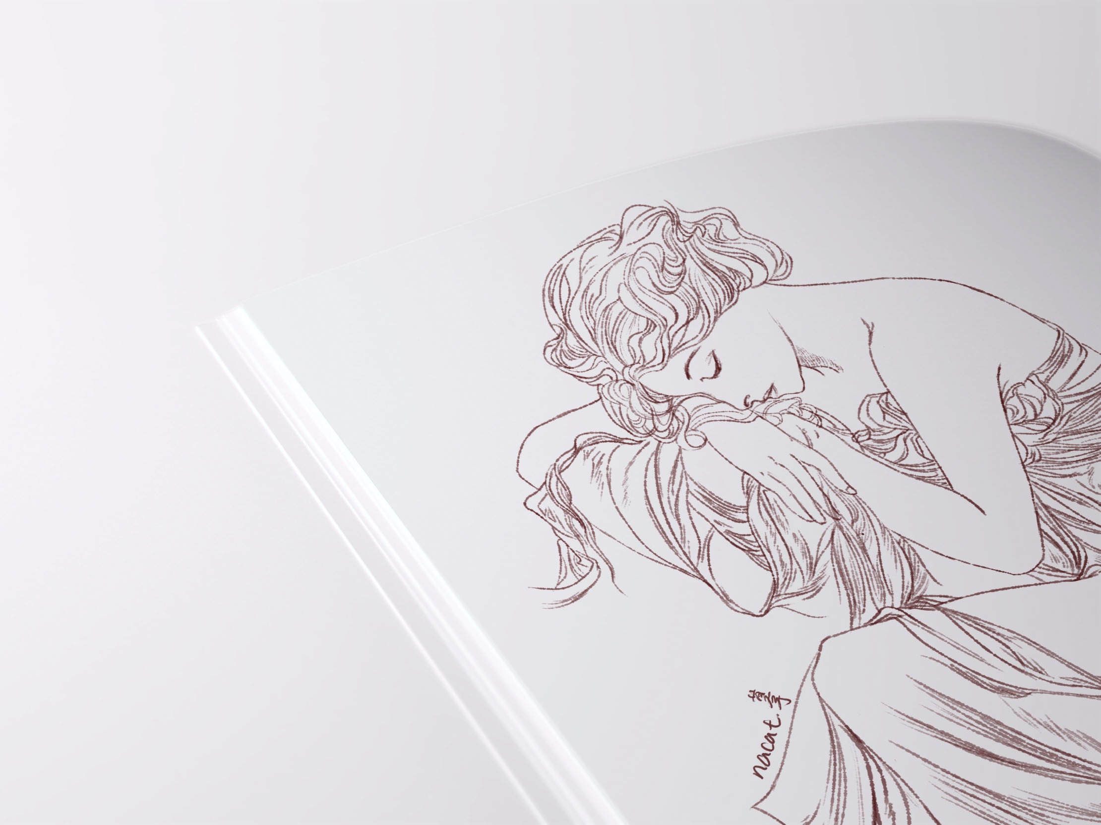 《穆夏-线稿》_nacat瓜盗盗-站酷zcool